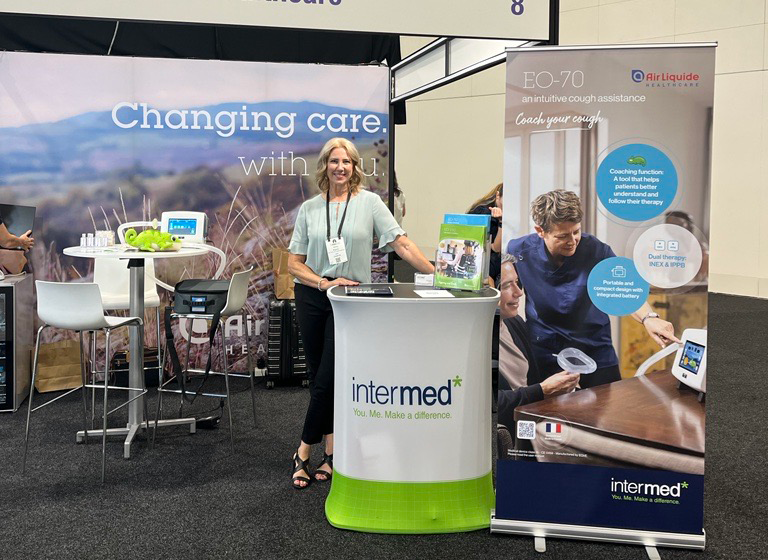Air Liquide Stand at TSANZSRS - Cough Assist Device